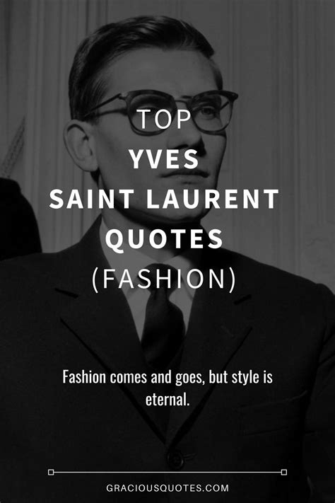 yves saint laurent quotes